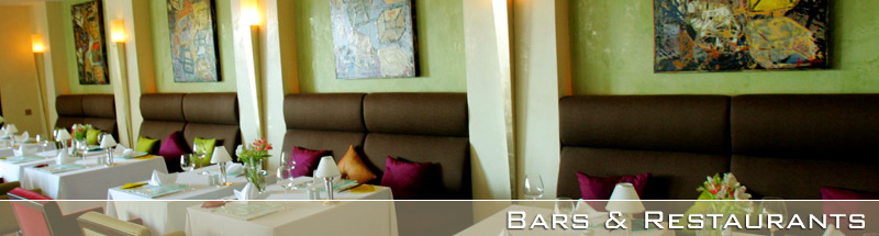 Bars & Restaurants in Intercontinental Aphrodite Hills Resort Hotel, Luxury Hotel in Cyprus (Kouklia)