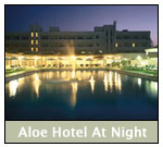Aloe Hotel At Night