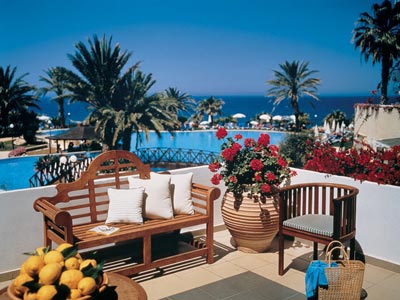 Azia Beach Hotel - View from the balcony