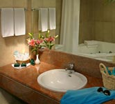Azia Beach Hotel - Club Room's Bathroom