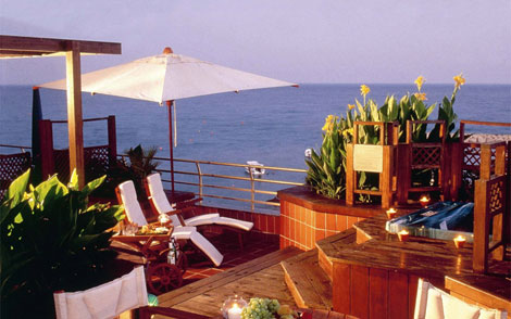 Golden Bay Beach Hotel Sunset