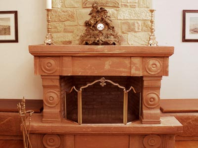 Argentikon Luxury Suites  - Kambos Fireplace