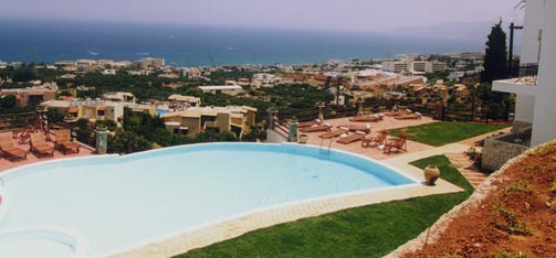 Θέα από το Creta Blue Suites στην Κρήτη...