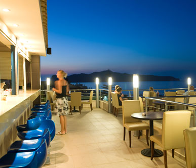 Bars & Restaurants in Galini De Luxe Hotel Agia Marina Chania Crete