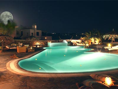 Swimming Pool at night