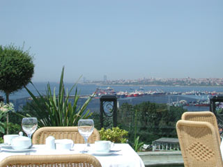 Panoramic View From Exterior Restaurant