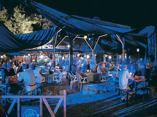 Iberotel Sarigerme Park - Beach Bar at night